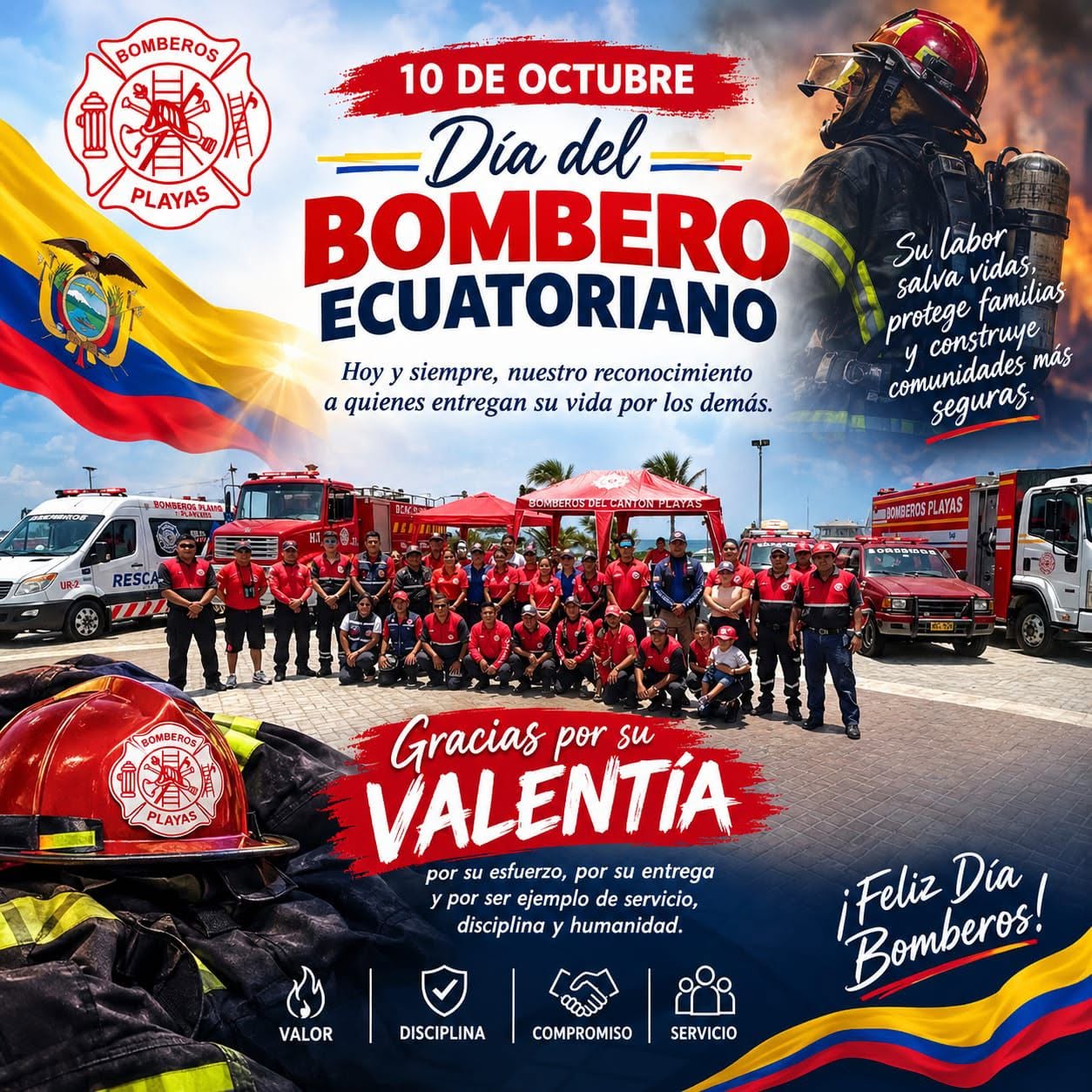 Feliz Día del Bombero Ecuatoriano!